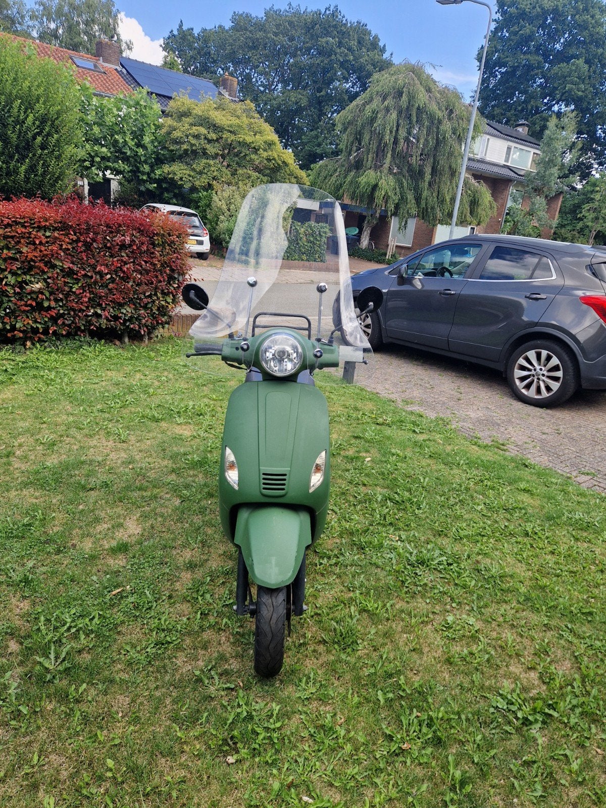 Te koop capri scooter geel kenteken van 2018, Fietsen en Brommers, Snorfietsen en Snorscooters, Ophalen, Gebruikt, Benzine, Overige merken