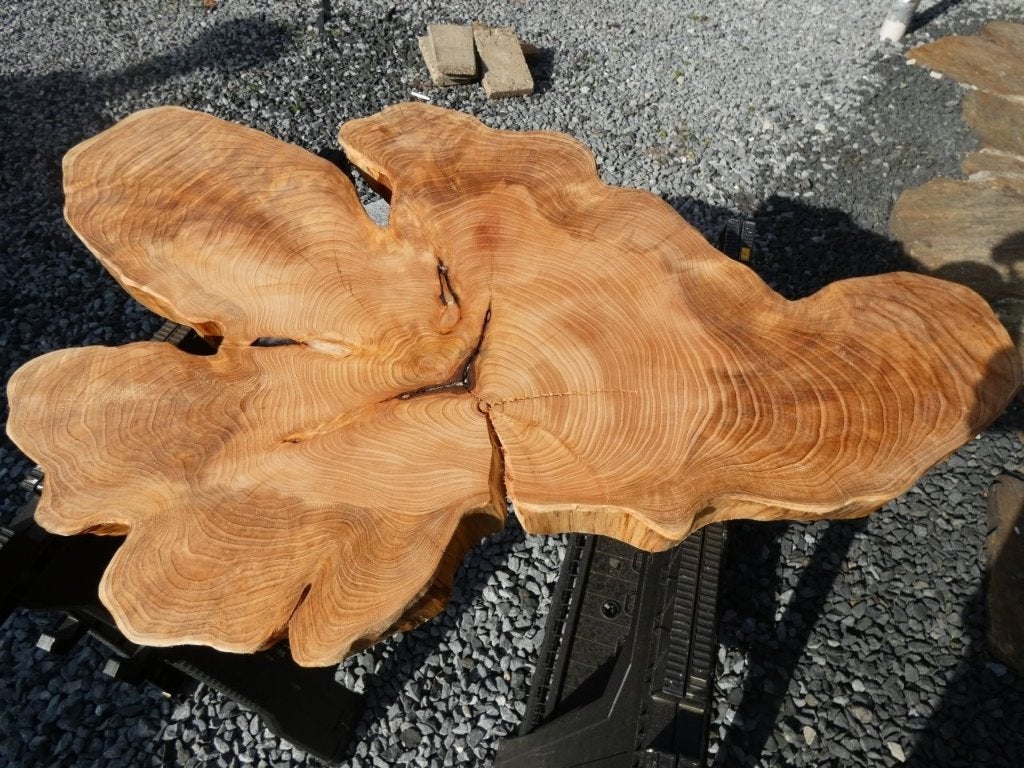 boomstamtafel boomschijven bijzettafel salontafel epoxy tafe, Huis en Inrichting, Nieuw, Ophalen of Verzenden, 75 cm of meer, Overige vormen