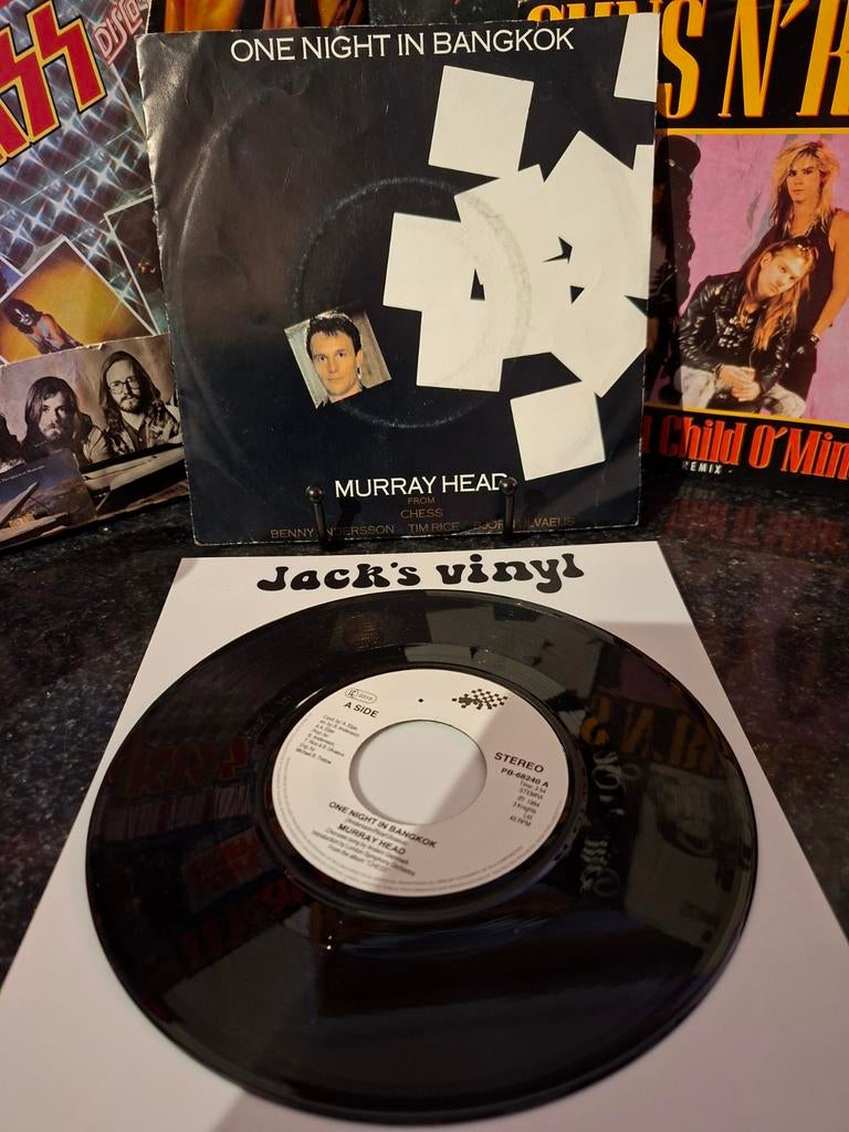 Murray Head - One Night in Bangkok (Single Vinyl)1984, Ophalen of Verzenden, Gebruikt