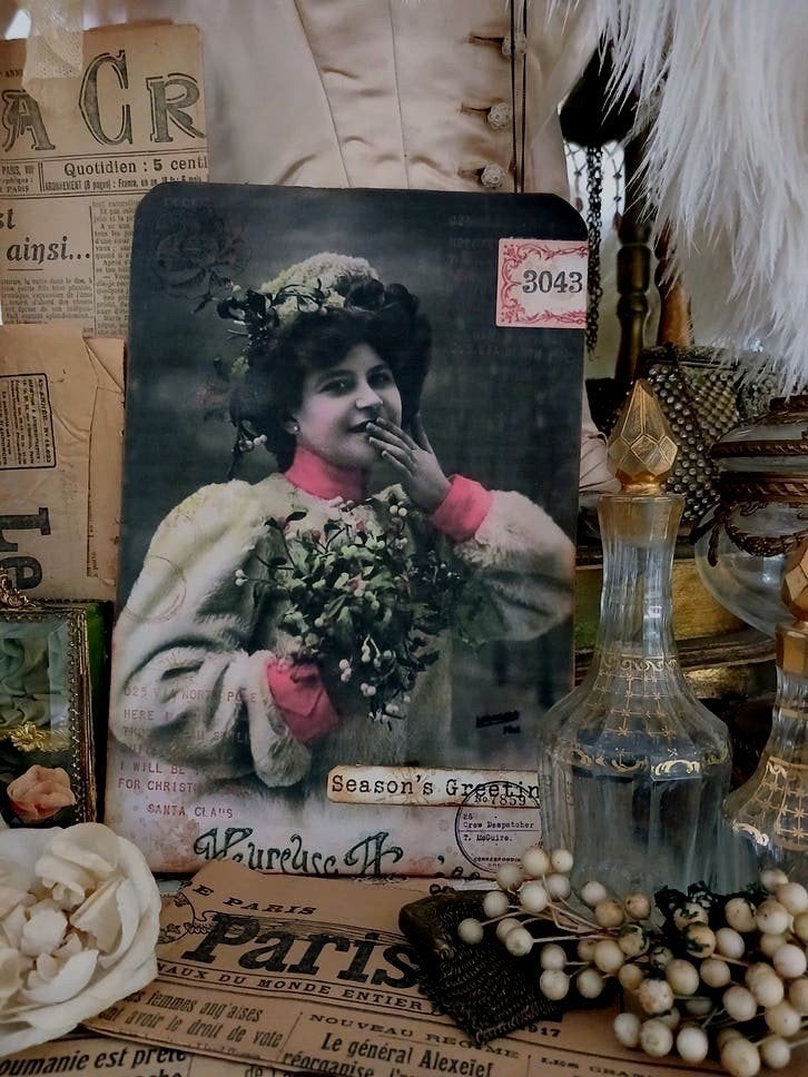 🌲Victoriaanse dame met maretak🌲, Diversen, Verzenden, Nieuw