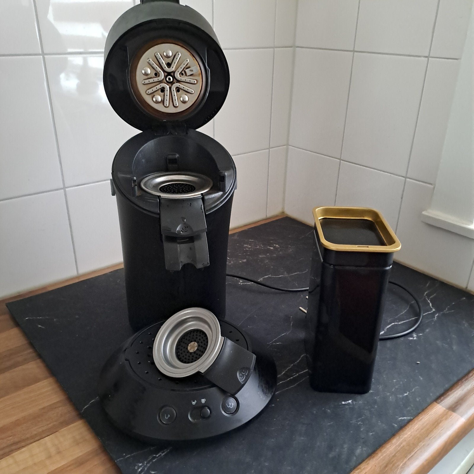 Philips Senseo Original koffiezetapparaat - Zwart, Ophalen, Koffiepads en cups, Gebruikt, Koffiemachine