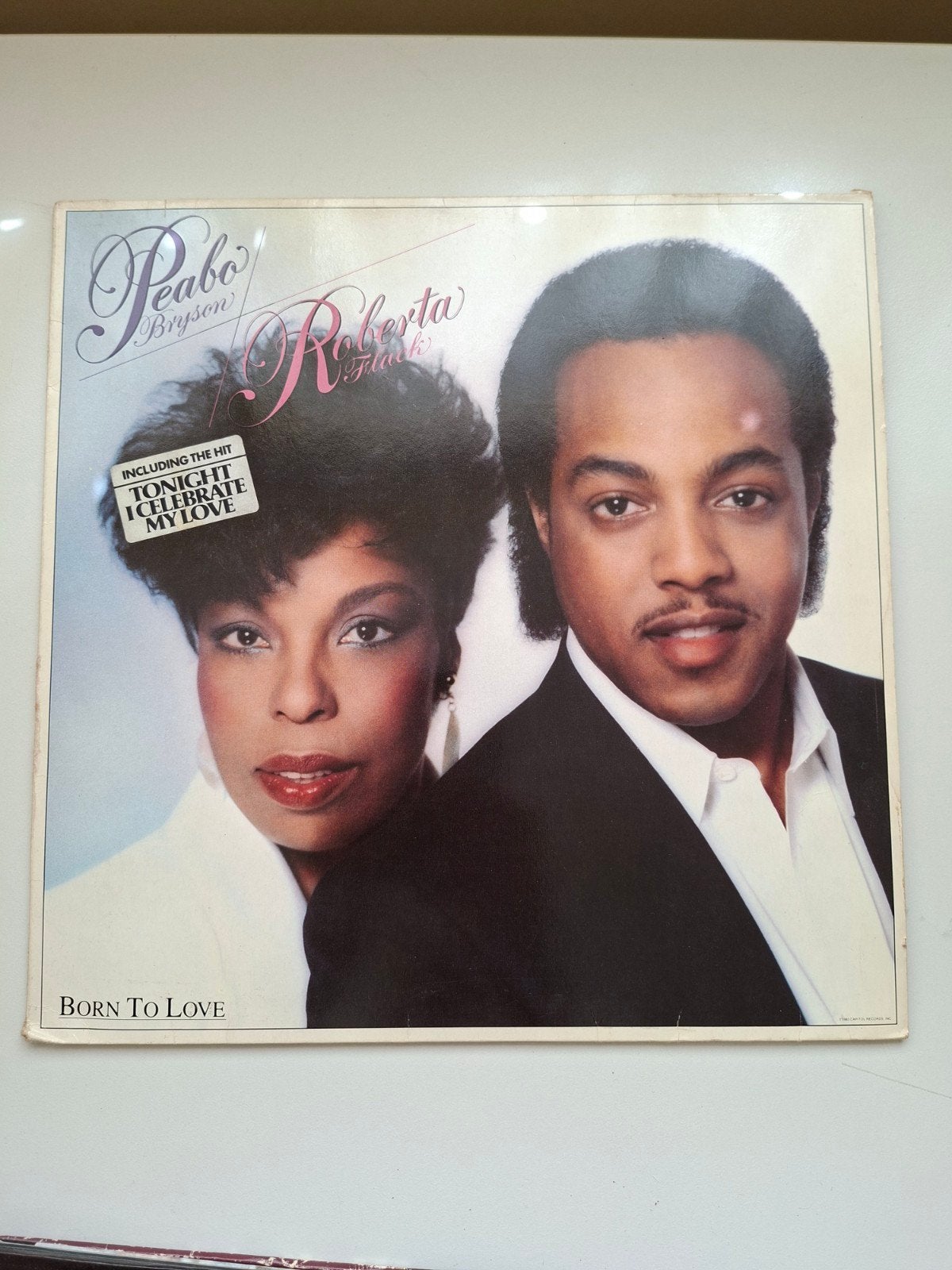 Peabo Bryson & Roberta Flack - Born To Love LP (1983), Ophalen of Verzenden, Gebruikt, 12 inch