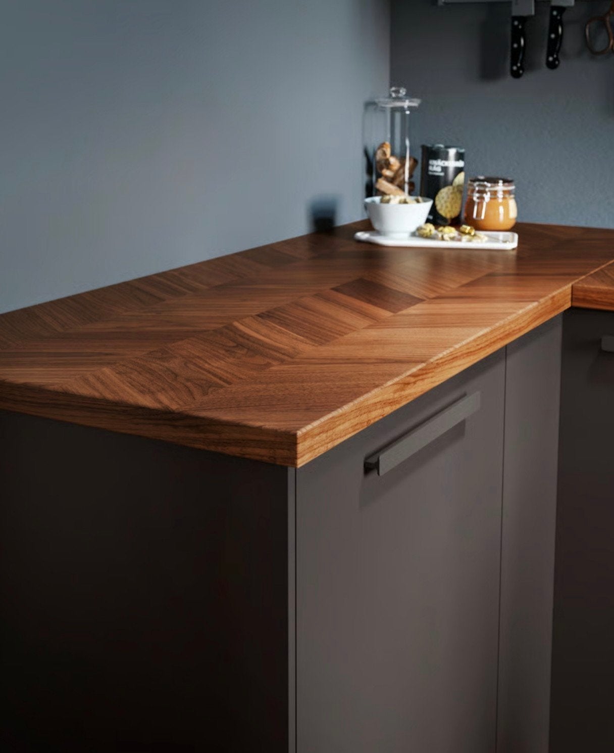 NIEUW Barkaboda Ikea keuken werkblad walnoot 246 cm, Huis en Inrichting, Keuken | Complete keukens, Ophalen, Nieuw