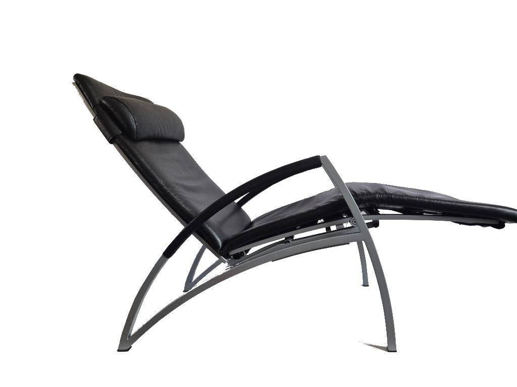 Schitterende minimalistische Interprofil Pax design recliner, Ophalen, Gebruikt, 75 tot 100 cm, Leer