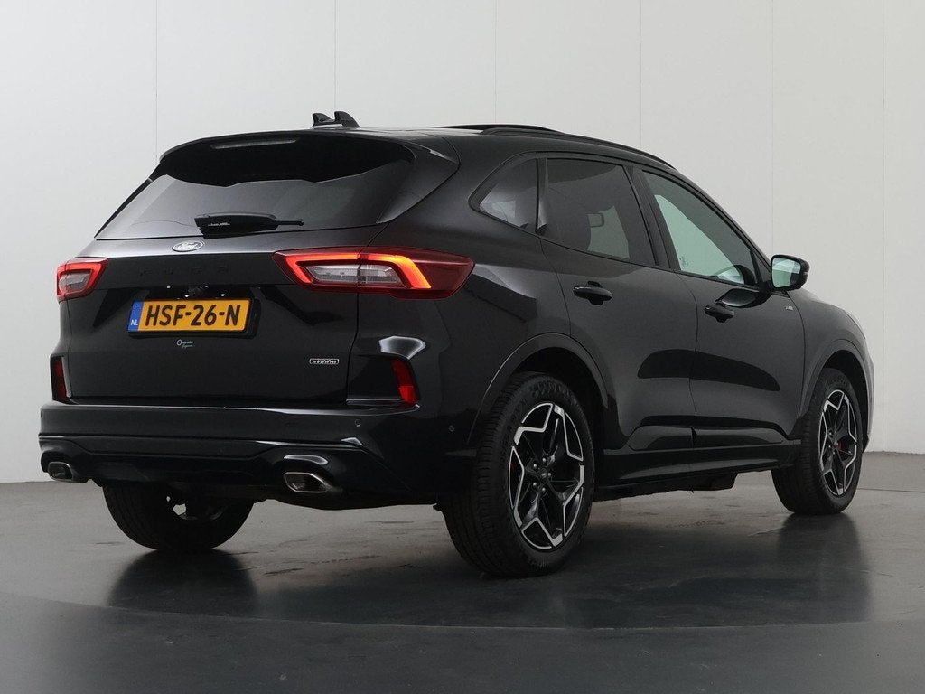 Ford Kuga 2.5 PHEV ST-Line X | Elekt inklapbare Trekhaak | P, Auto's, Ford, 14 kWh, Leder en Stof, Zwart, Bedrijf