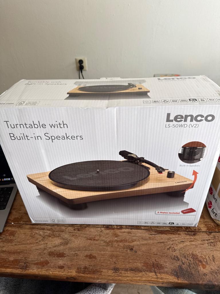 Lenco Platenspeler - Ingebouwde Speakers - Auto-stop - USB, -, -, Ophalen of Verzenden, Zo goed als nieuw