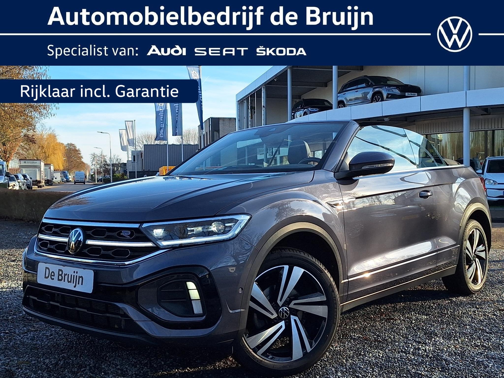 Volkswagen T-Roc Cabrio 1.5 TSI 150pk DSG R-Line (Trekhaak,C, Auto's, 12 maanden, Stof, 4 cilinders, 4 stoelen