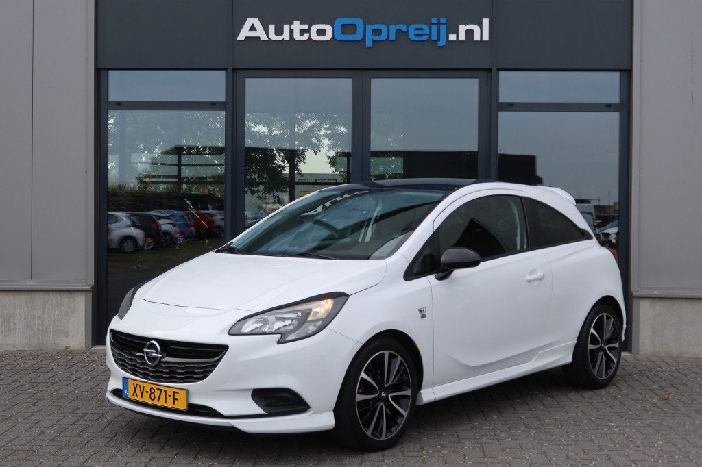 Opel CORSA 14i OPC-Line 90pk Airco, NAVI, Cruise, Carplay, Auto's, Voorwielaandrijving, Wit, Bedrijf, Handgeschakeld
