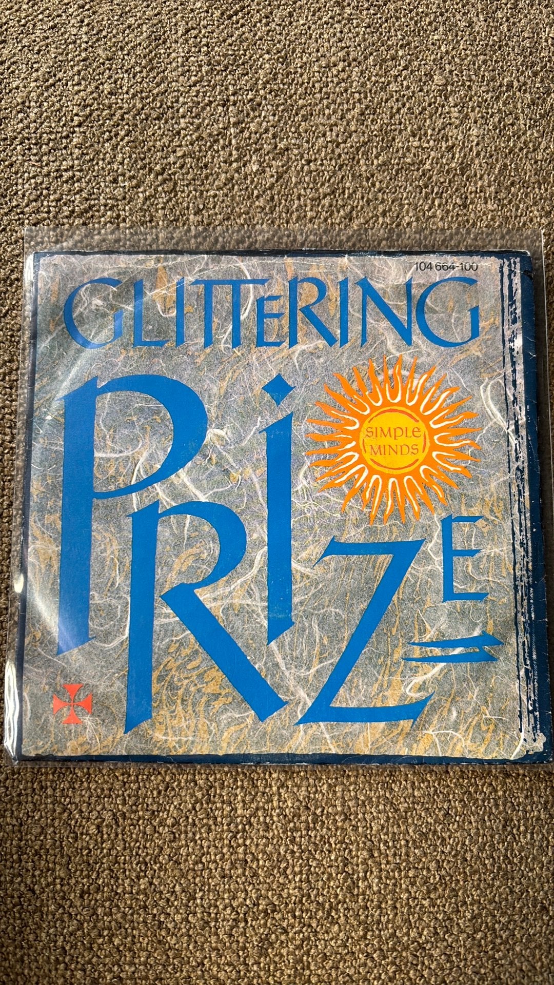 Simple Minds - Glittering Prize, Cd's en Dvd's, Vinyl Singles, Ophalen of Verzenden, Gebruikt, 7 inch, Pop