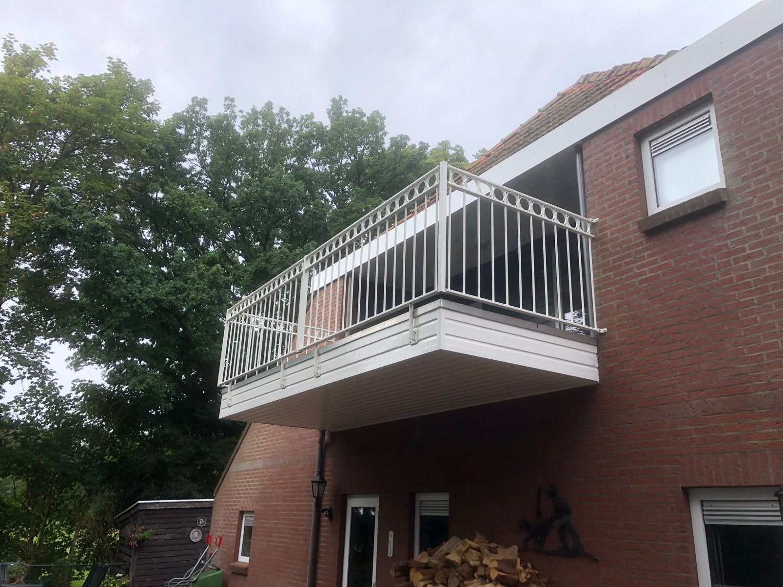 balkonhek op maat, Ophalen of Verzenden, Nieuw, IJzer, Sierhekwerk