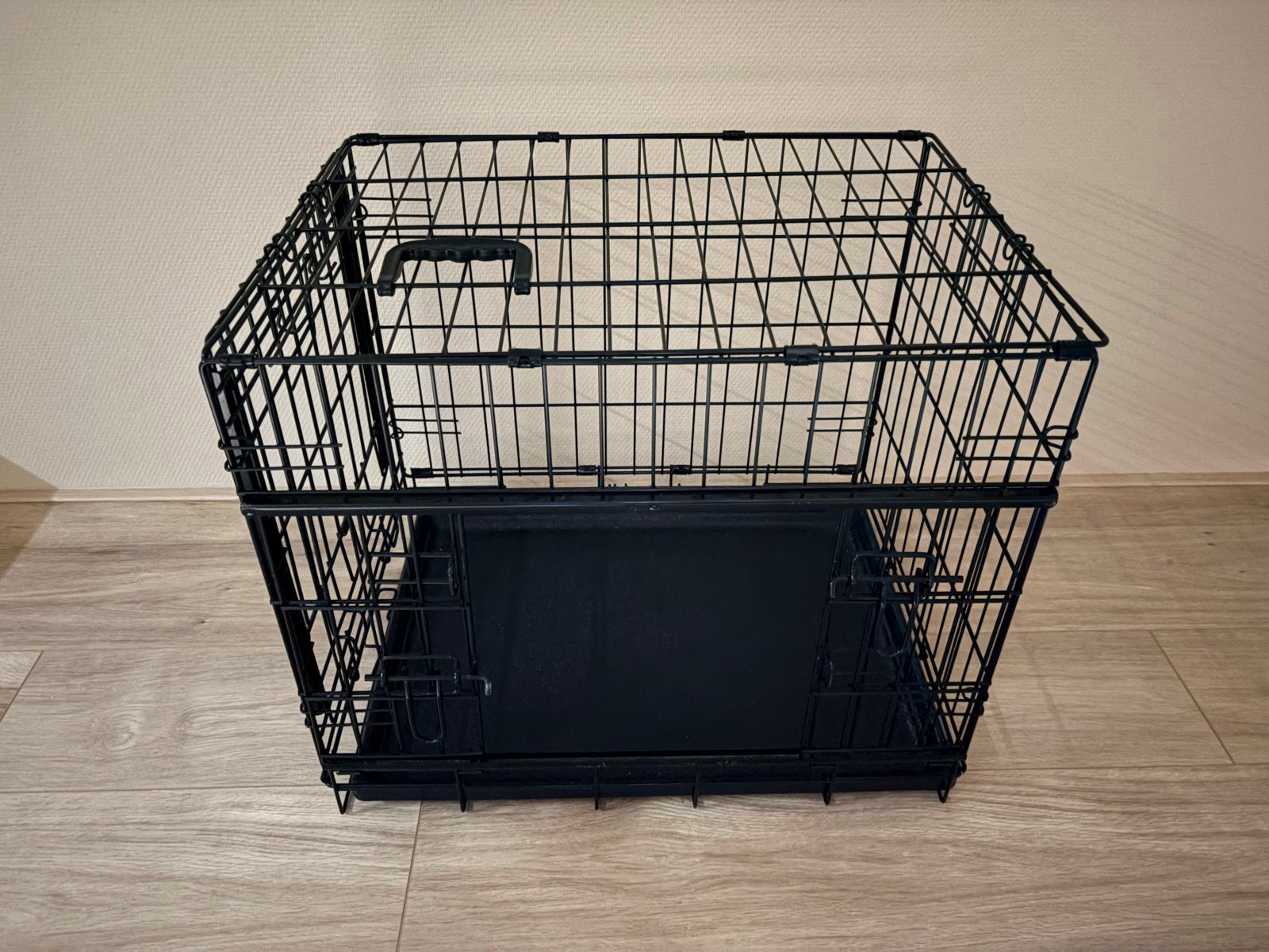 Hondenbench zwart, Dieren en Toebehoren, Ophalen, Zo goed als nieuw