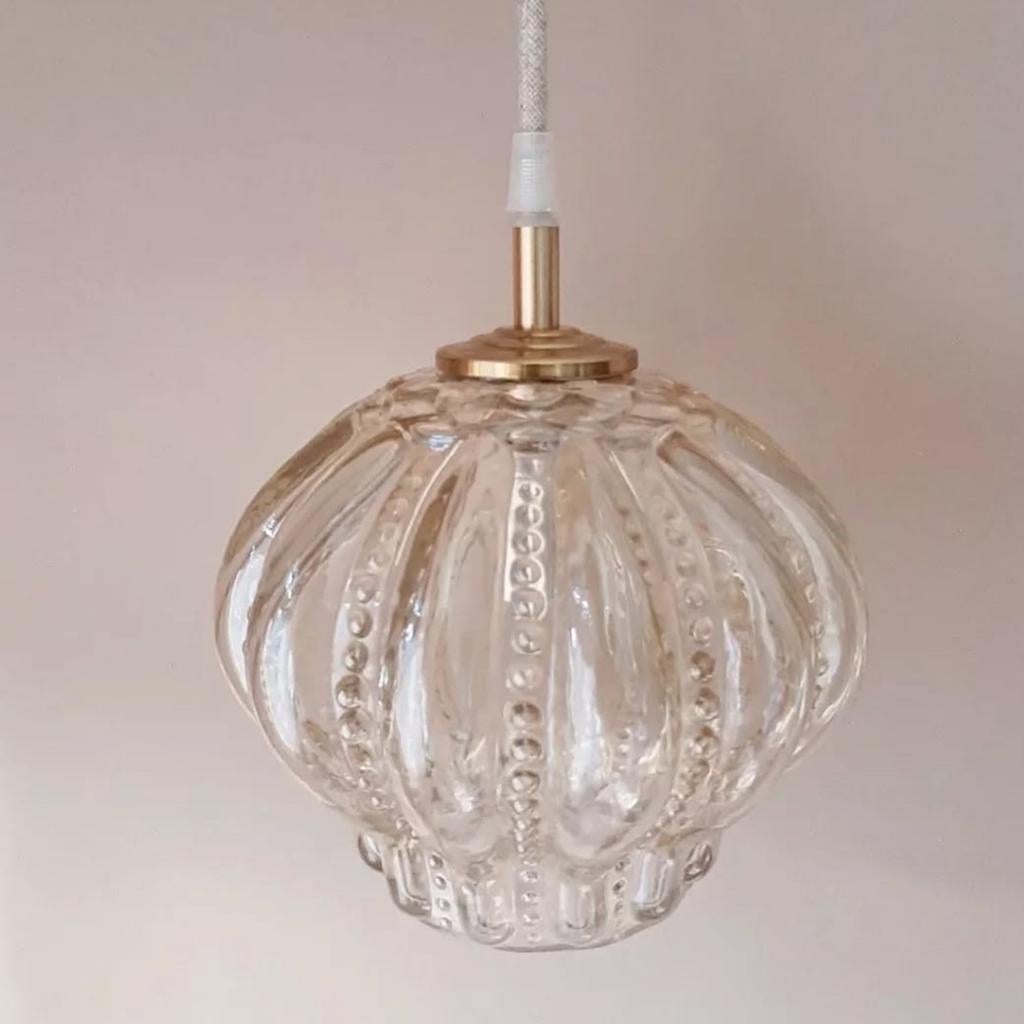Vintage hanglamp | Bubble lamp | Helena Tynell stijl, Ophalen of Verzenden, Glas