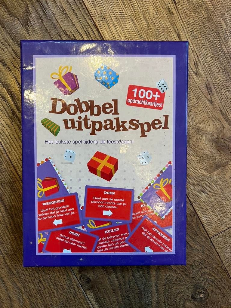 Dobbel Uitpakspel - Leuk voor de feestdagen!, Ophalen of Verzenden, Nieuw
