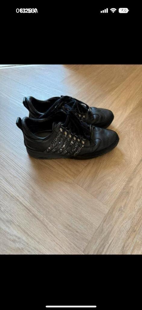 ECHTE dames dsquared2 zwart maat 40 met glitter, Ophalen of Verzenden, Nieuw, Zwart, Sneakers of Gympen