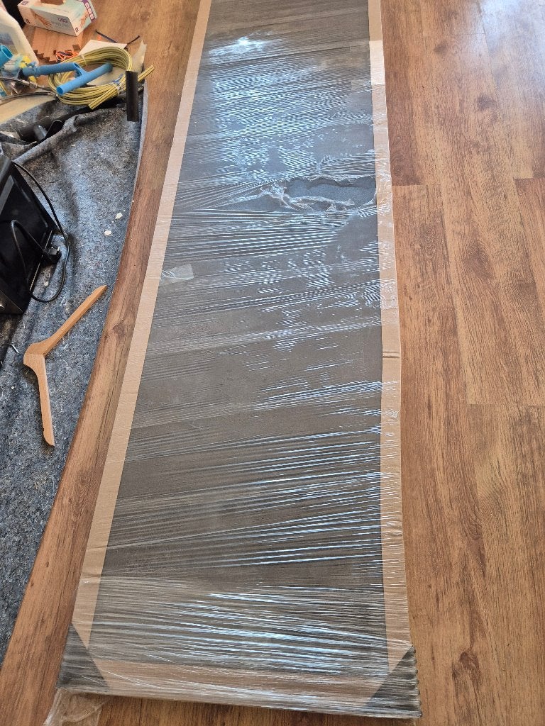 Nieuwe aaanrecht 1, Ophalen, Zwart, 150 tot 200 cm, Nieuw