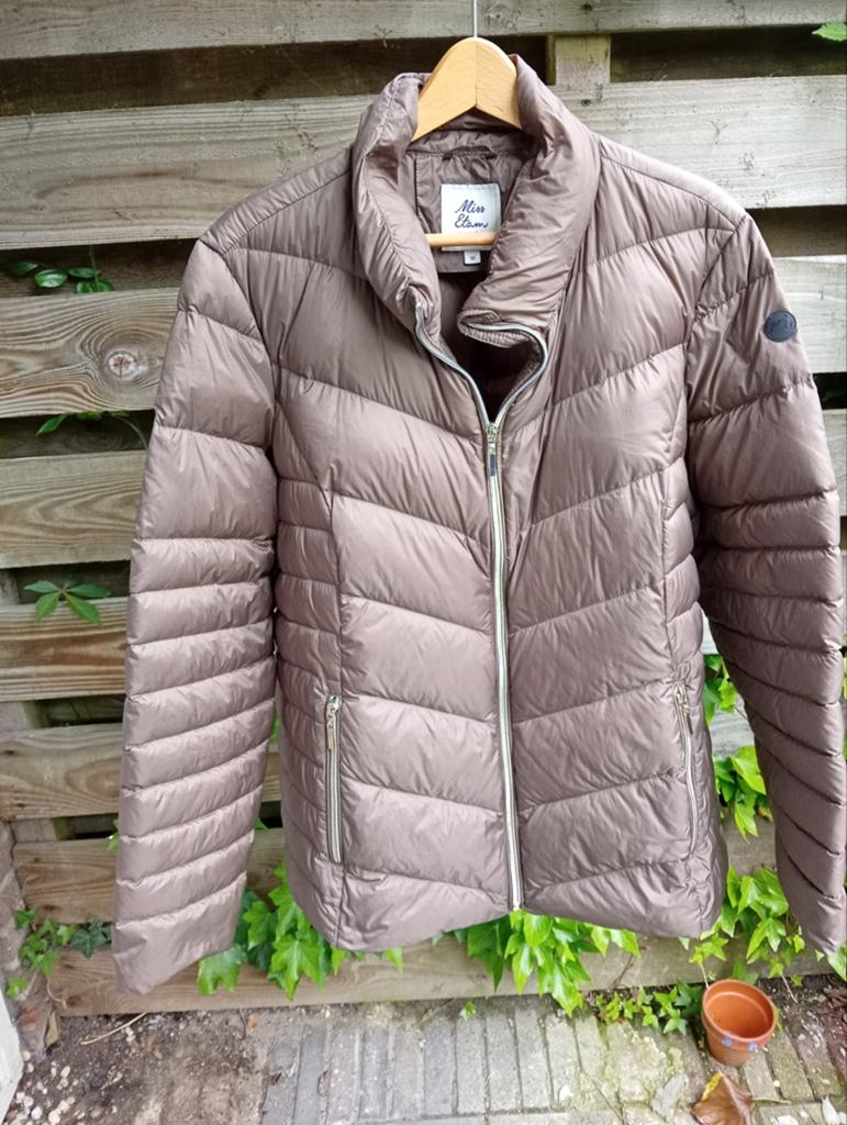 Miss Etam Lichtgewicht Gewatteerde tussenjas Maat 50, Kleding | Dames, Jassen | Winter, Bruin, Maat 46/48 (XL) of groter, Ophalen of Verzenden