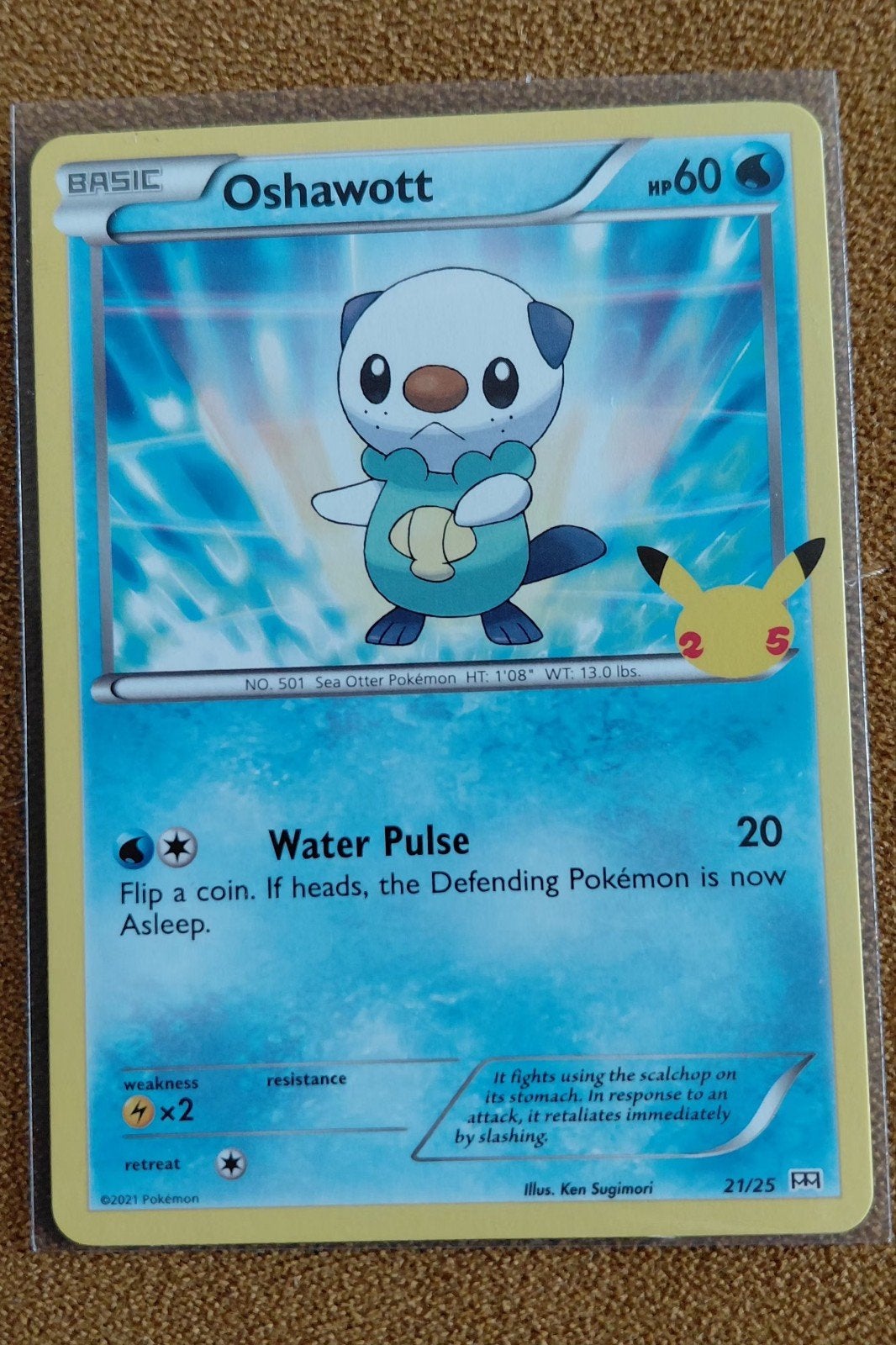 Pokémon Oshawott Celebrations McDonalds, Ophalen of Verzenden, Zo goed als nieuw
