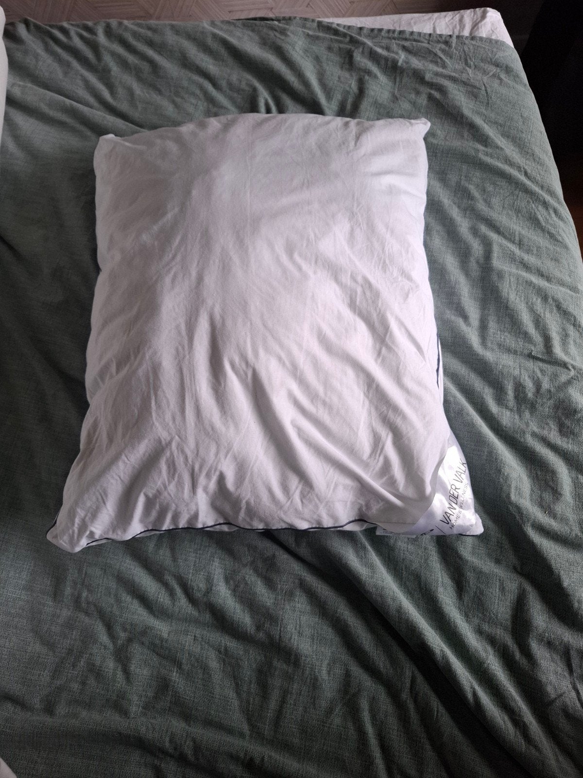 Hoofdkussen 60x70 Classic Percale 100% Katoen, Ophalen, Eenpersoons, Wit, Zo goed als nieuw