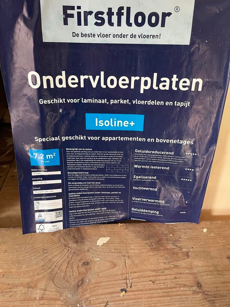 Ondervloerplaten, Ophalen, Zo goed als nieuw