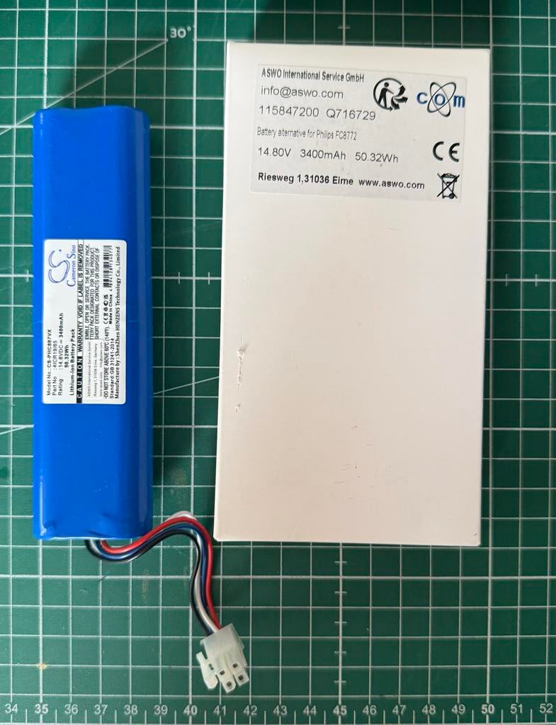 ASWO Accu 14.8V 3400mAh - alternatief voor Philips smartpro, Ophalen of Verzenden, Nieuw