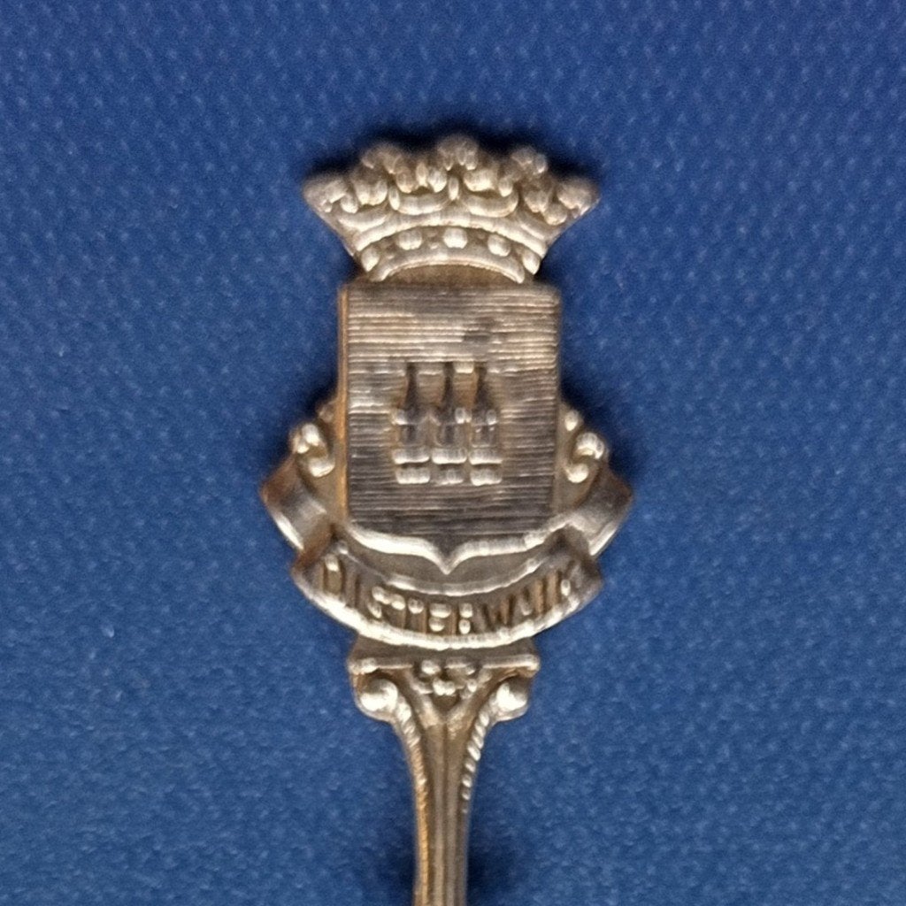 verzilverd lepeltje Oisterwijk (kroontje 90), Ophalen of Verzenden