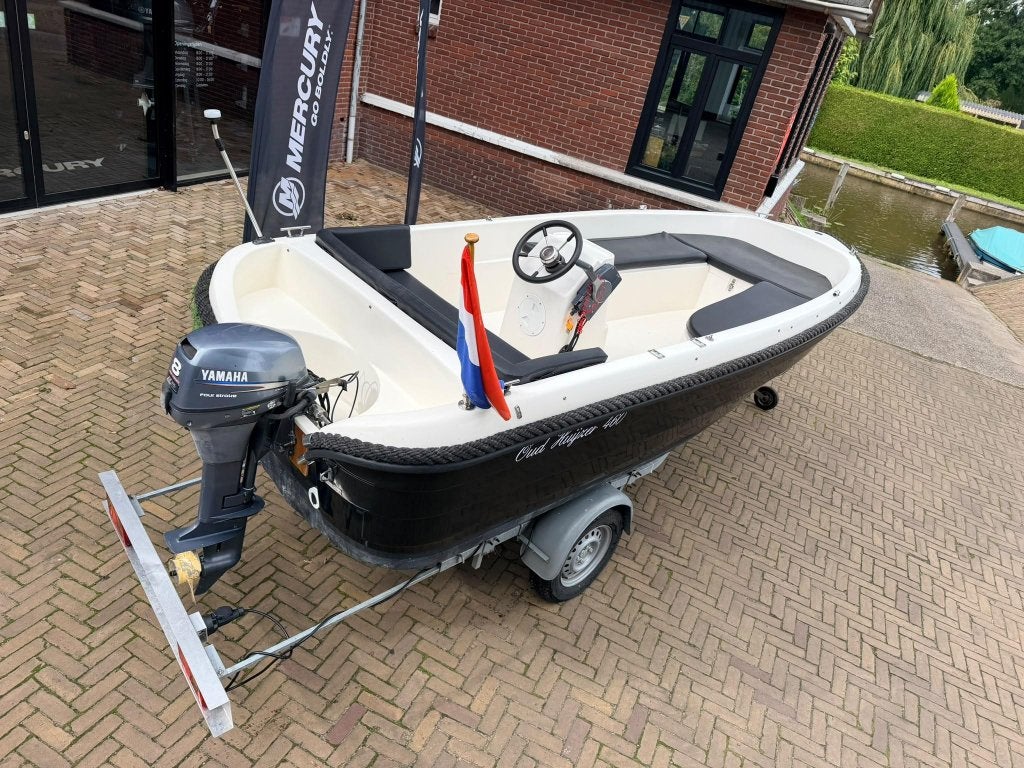 Oud Huijzer 460 / Buiskap / 8 pk Yamaha / Trailer, Watersport en Boten, 5 m, 2 m, Oud Huijzer, Antifouling