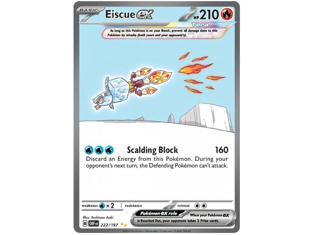 Eiscue ex (OBF 222) Obsidian Flames, Ophalen of Verzenden, Zo goed als nieuw, Losse kaart, Foil
