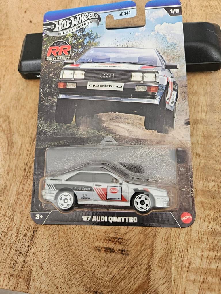 Hotwheels Audi Quattro 1987 silver series nieuw, Ophalen of Verzenden, Nieuw, Auto