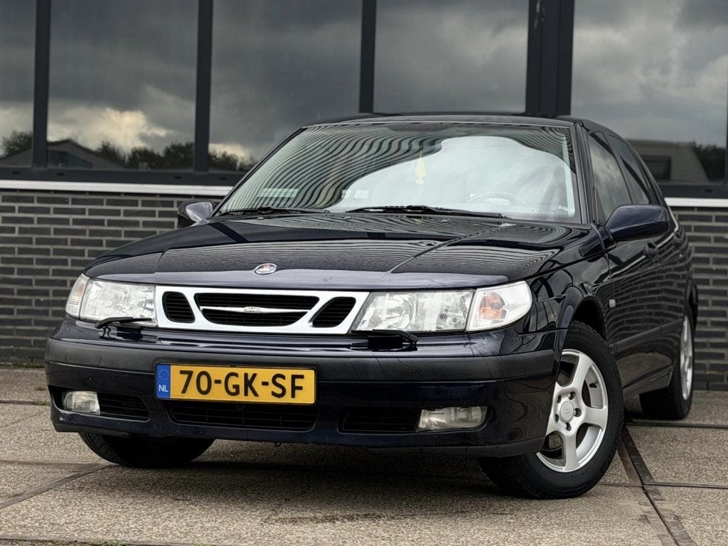 Saab 9-5 2.0t |Airco |Nieuwe APK |CruiseC |NAP |Turbo, Metallic lak, 150 pk, Blauw, Bedrijf