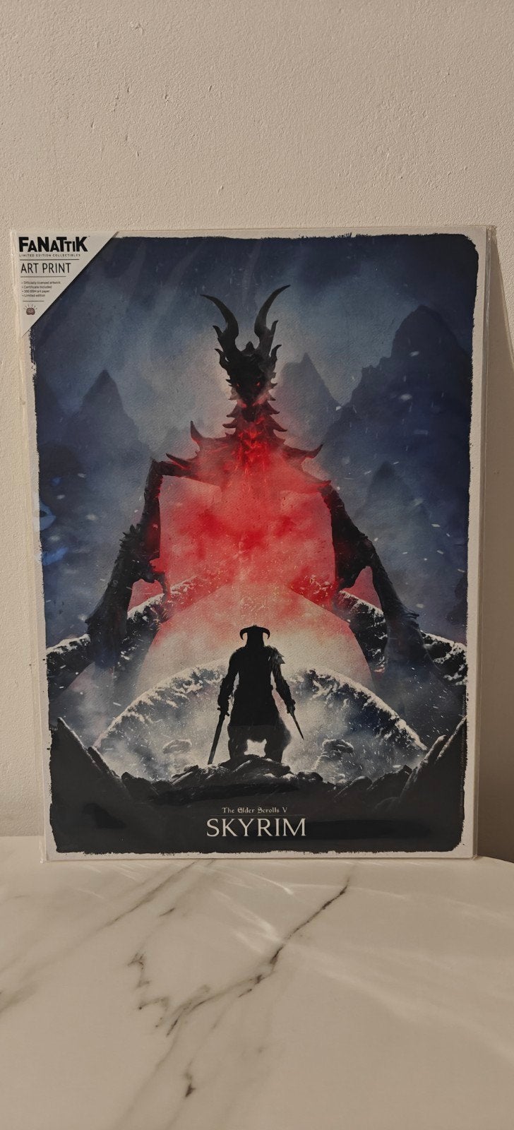 Fanattik Skyrim Art Print - Limited Edition - Nieuw/Verzegel, Boeken, Eén comic, Ophalen of Verzenden, Nieuw, Amerika