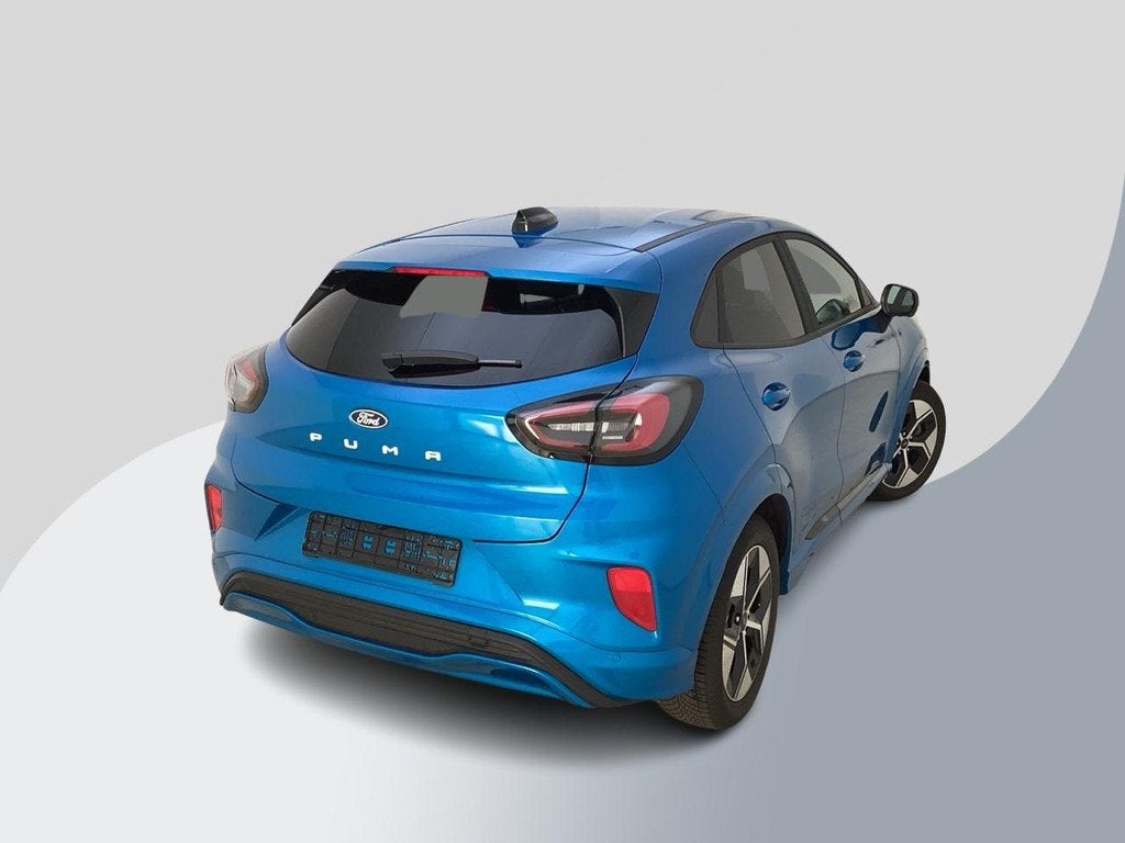 Ford Puma Gen-E Premium 44 kWh | 3100 KM | Driver Pack | Win, Auto's, Ford, 750 kg, Blauw, Leder en Stof, 44 kWh