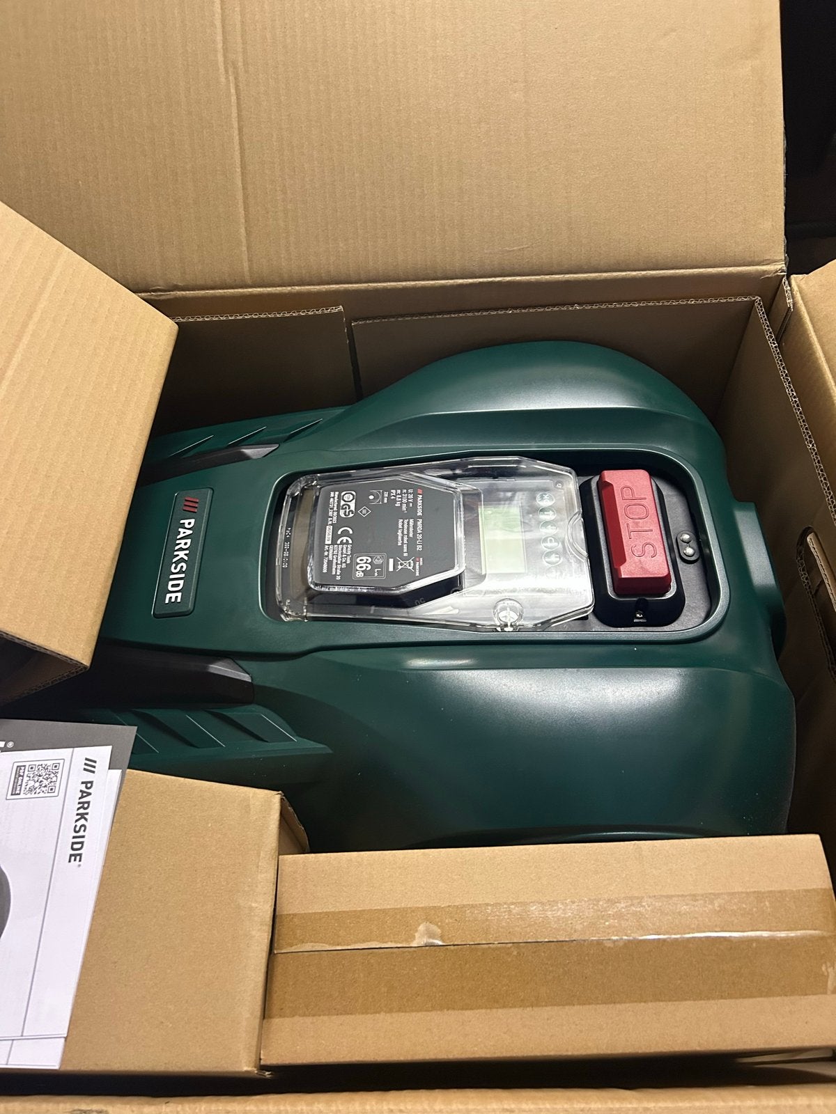 Parkside Robotmaaier 20V - Nieuw in doos, Ophalen, Cirkelmaaier, Minder dan 30 cm, Accu-grasmaaier