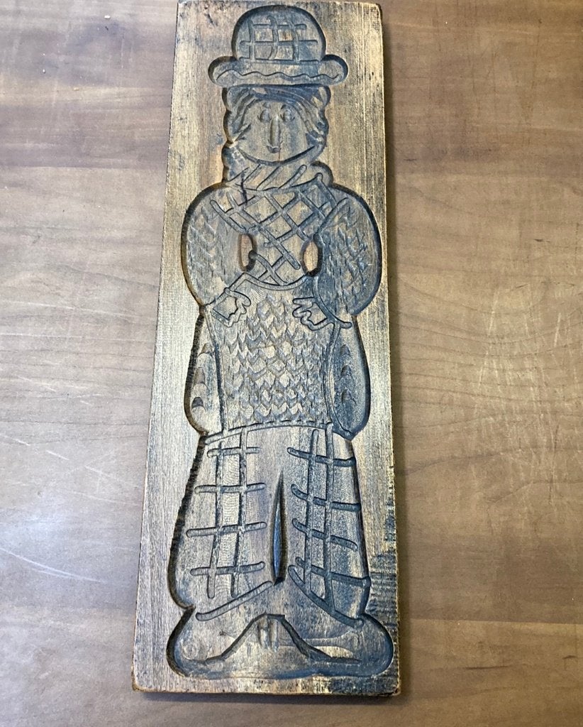 Origineel grote Handgestoken speculaas plank hout, Verzenden