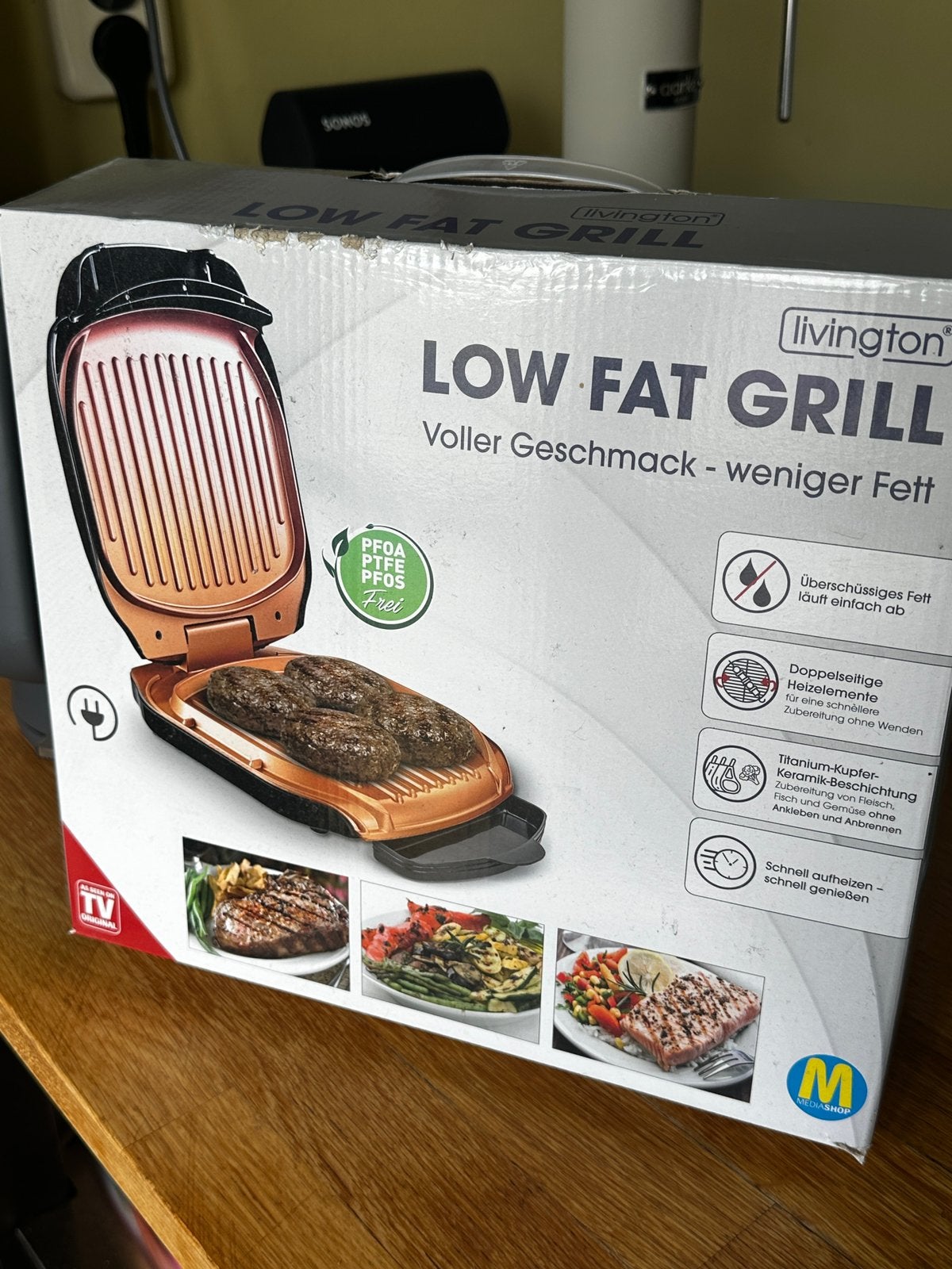 Low fat grill, nooit gebruikt, Ophalen, Zo goed als nieuw