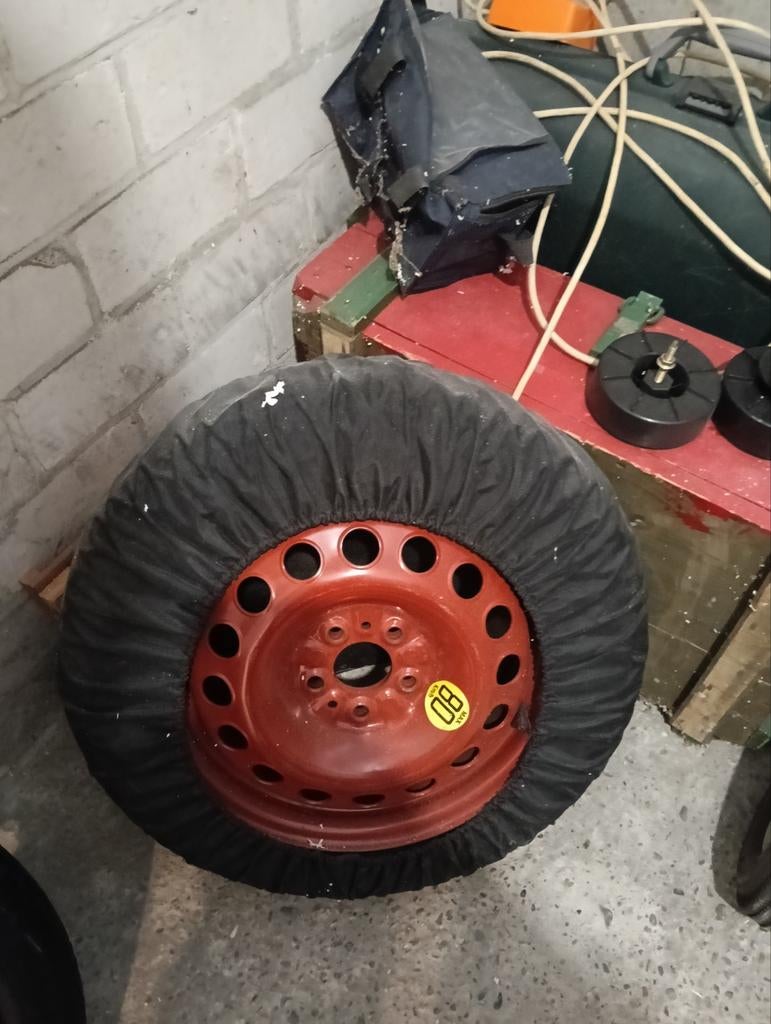 Reservewiel/Thuiskomer Alfa/Fiat, Ophalen