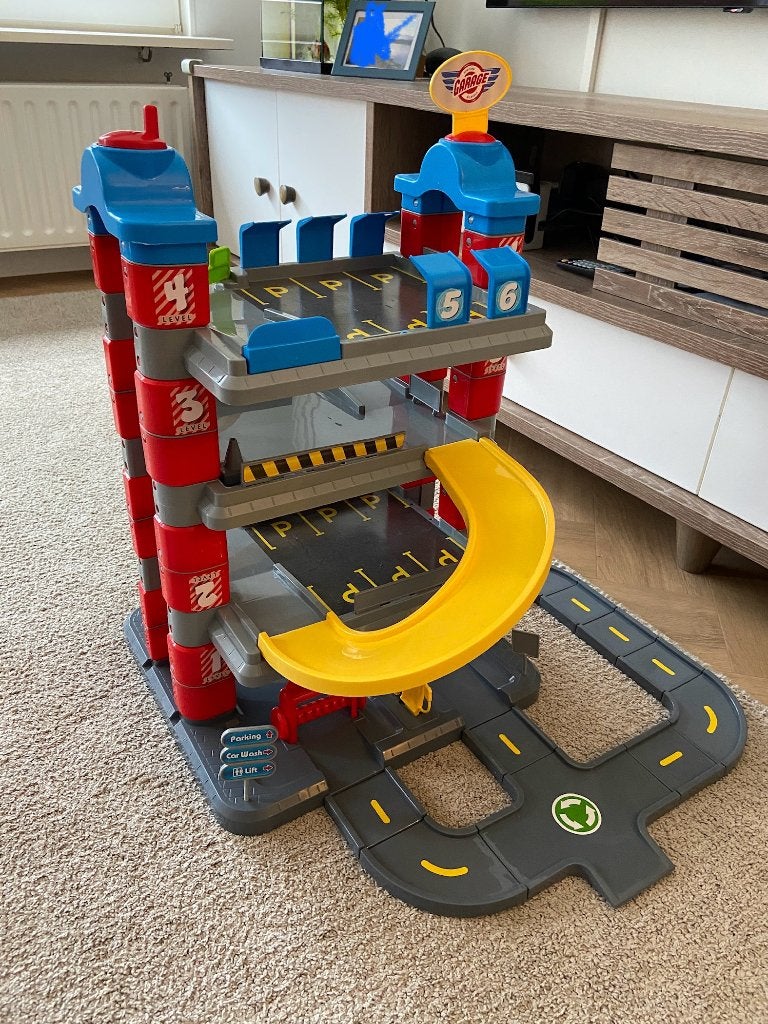 3 floored Parking garage toy, Ophalen of Verzenden, Gebruikt