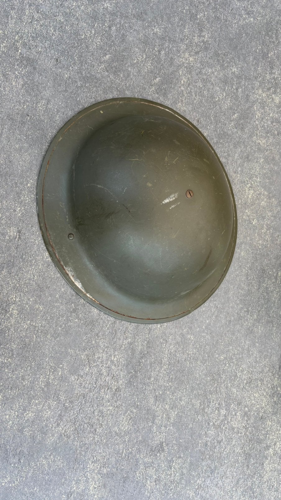 Vintage Candese MKII Legerhelm uit WOII - 1942, Ophalen of Verzenden, Nederland, Helm of Baret