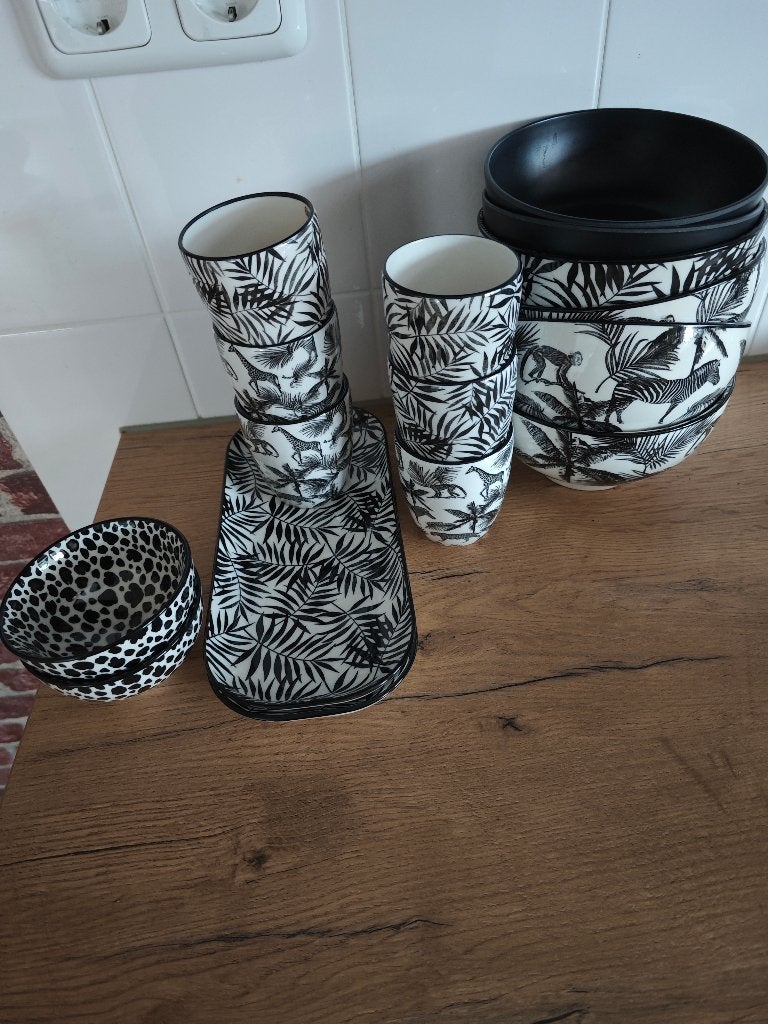 Servies safari, Ophalen, Overige stijlen, Schaal of Schalen