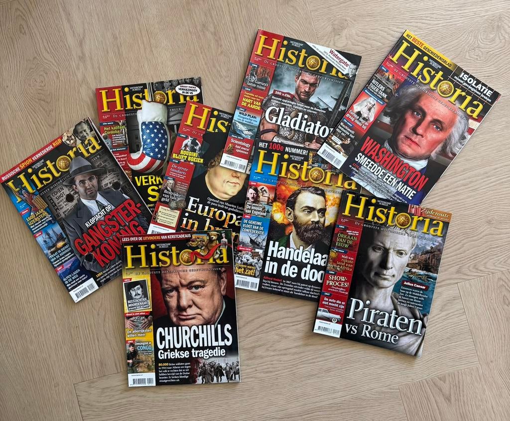 Historia 10 stuks, Ophalen of Verzenden, Zo goed als nieuw