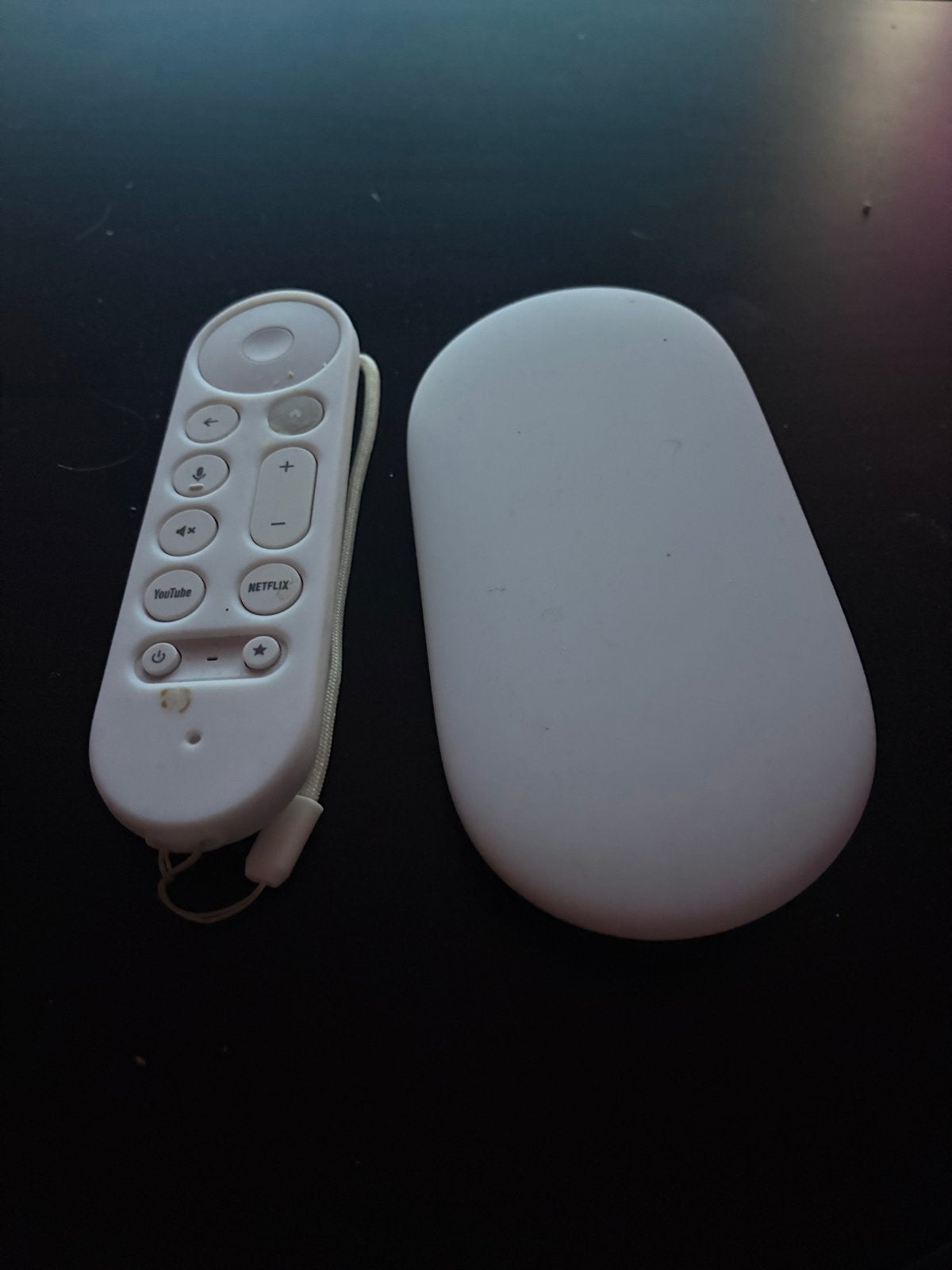 Google Chromecast met Google TV (HD) en afstandsbediening, Gebruikt, Tv, Ophalen of Verzenden, Origineel