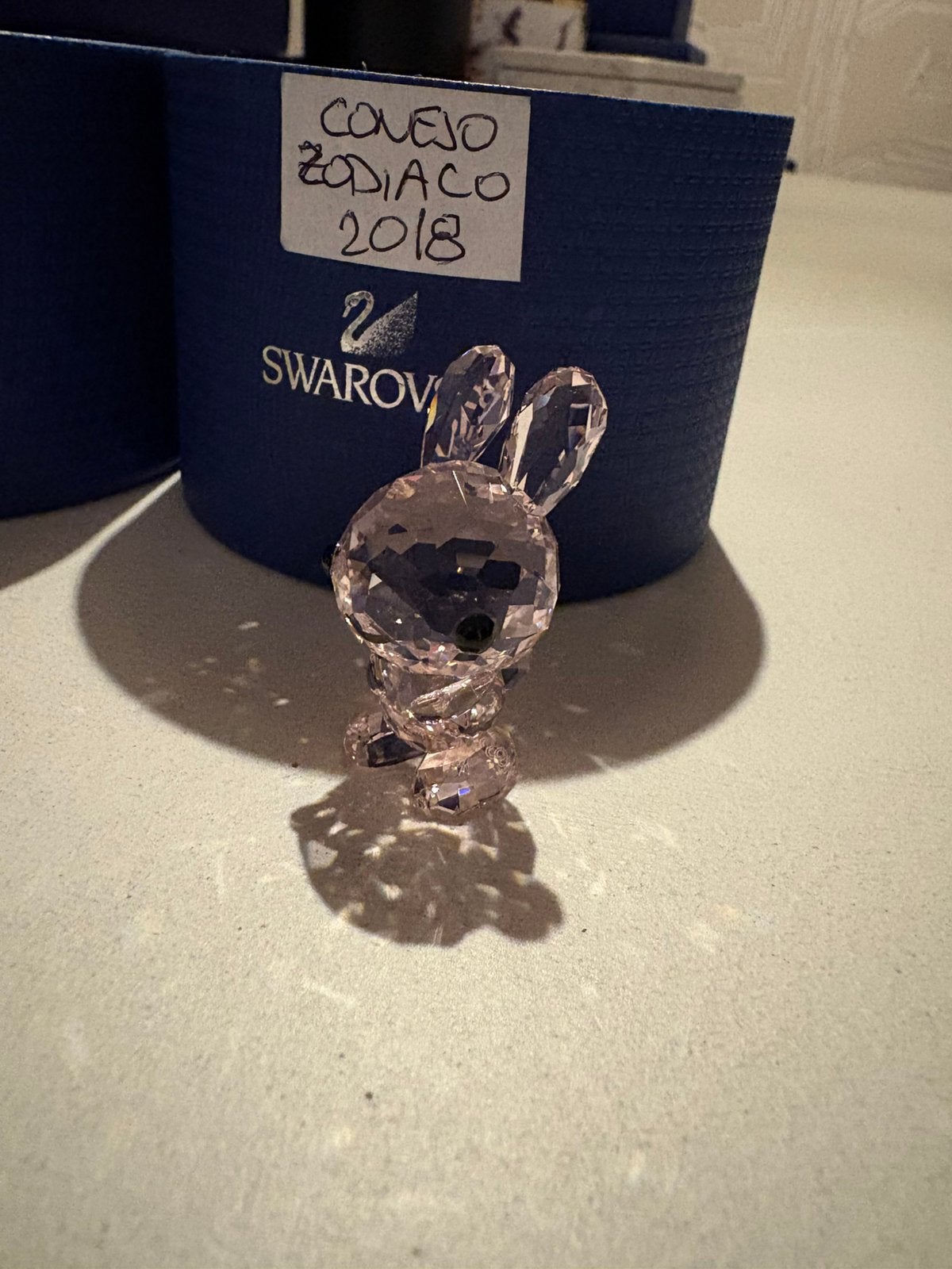 Swarovski zodiac konijn, Verzamelen, Ophalen of Verzenden, Zo goed als nieuw, Figuurtje