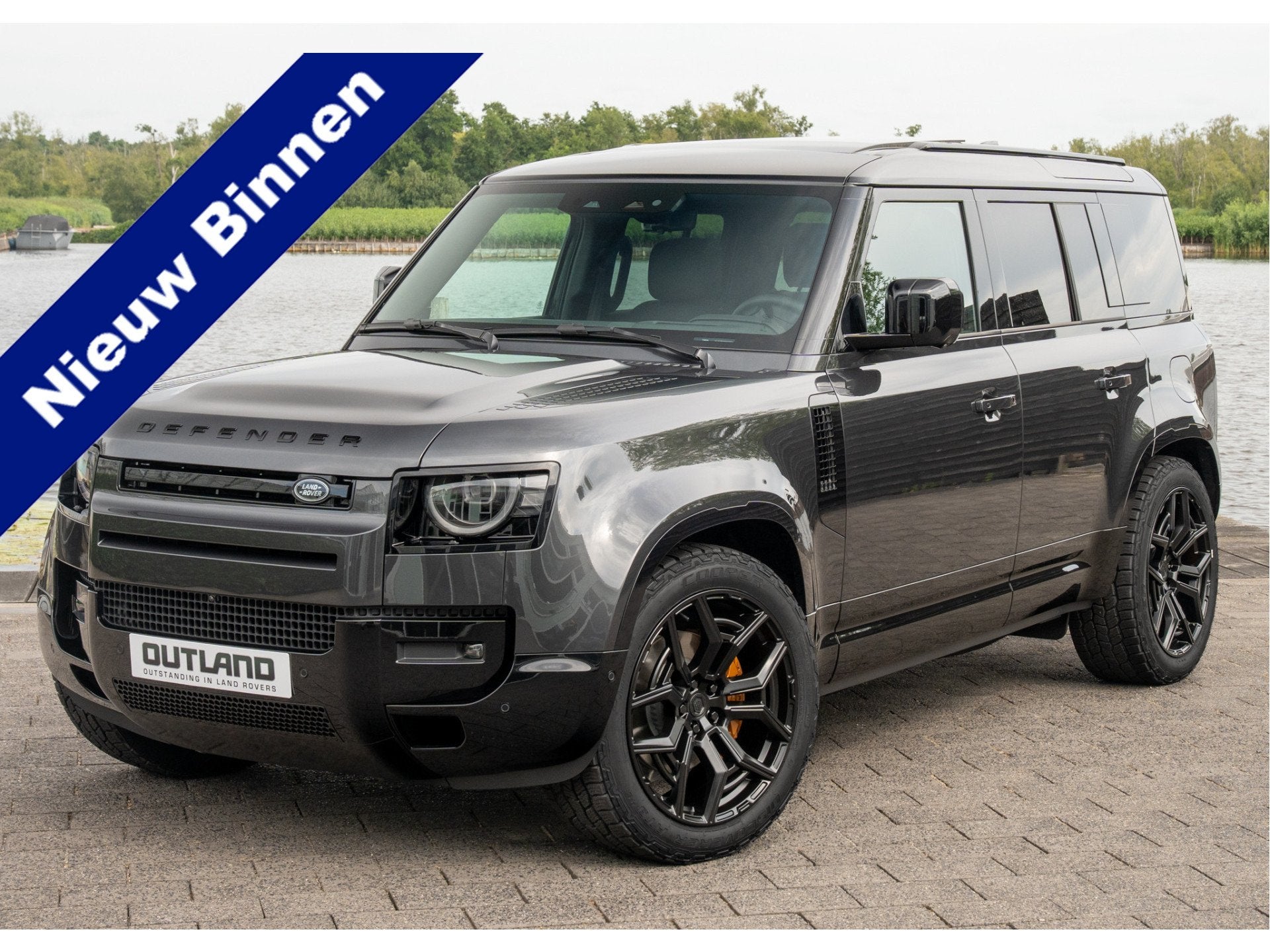 Land Rover Defender 110 P300e 110 X-Dynamic HSE | Full Optio, Auto's, Land Rover, Automaat, Gebruikt, Zwart, 4 cilinders