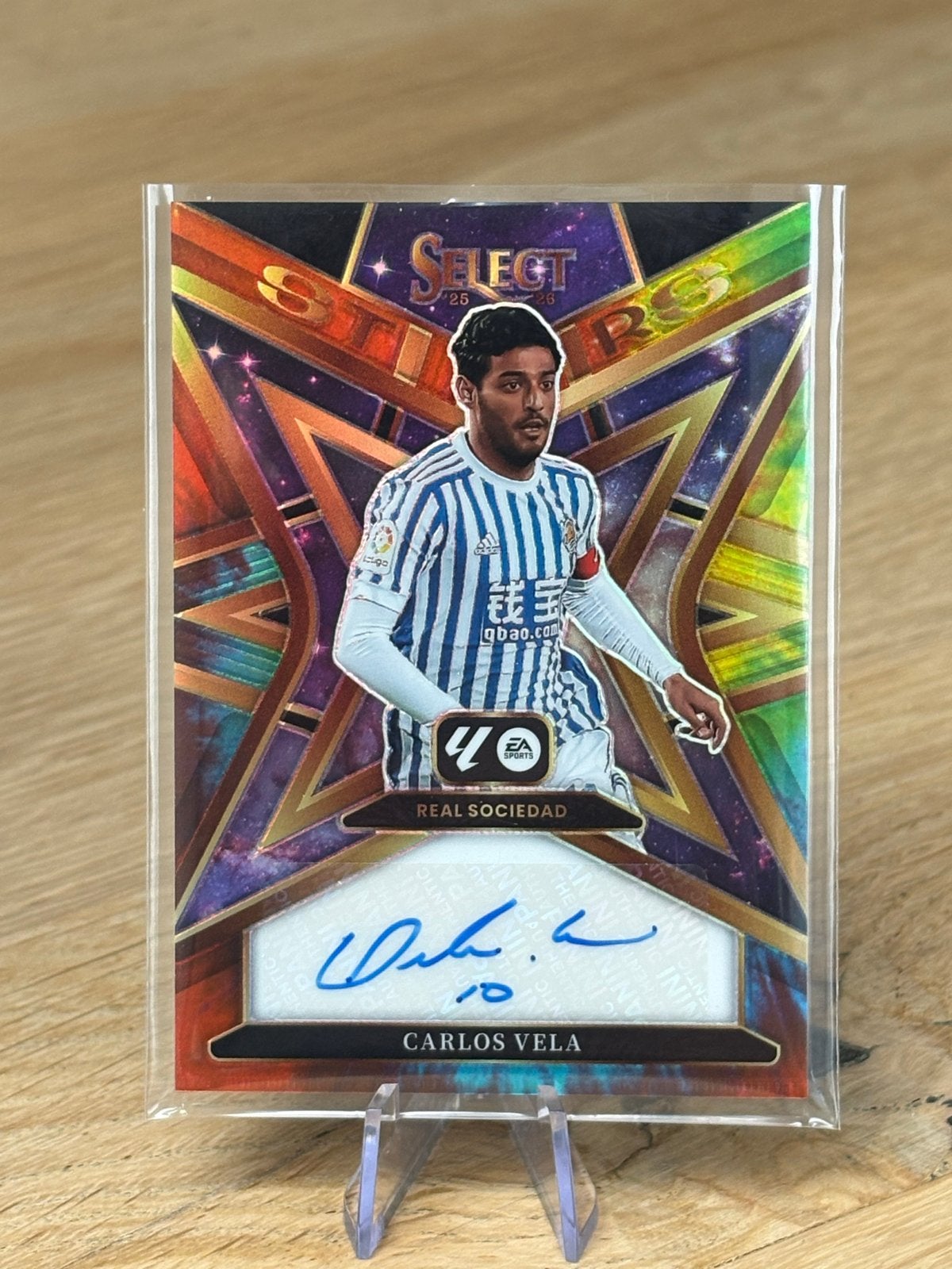 Carlos Vela Panini Select La Liga Soccer kaart 18/25, Ophalen of Verzenden, Zo goed als nieuw, Buitenlandse clubs, Spelerskaart