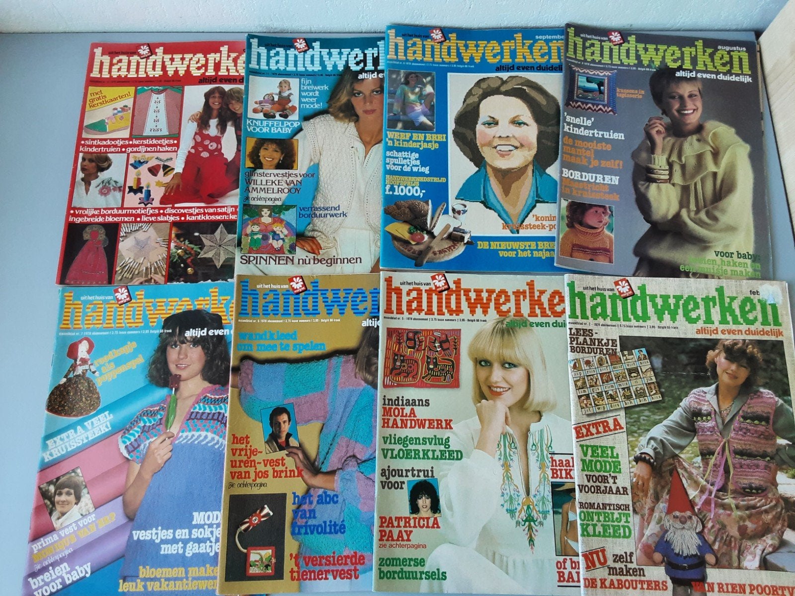 8 stuks vintage Margriet handwerken 1978, Ophalen of Verzenden, Zo goed als nieuw, Breien of Haken, Patroon of Boek