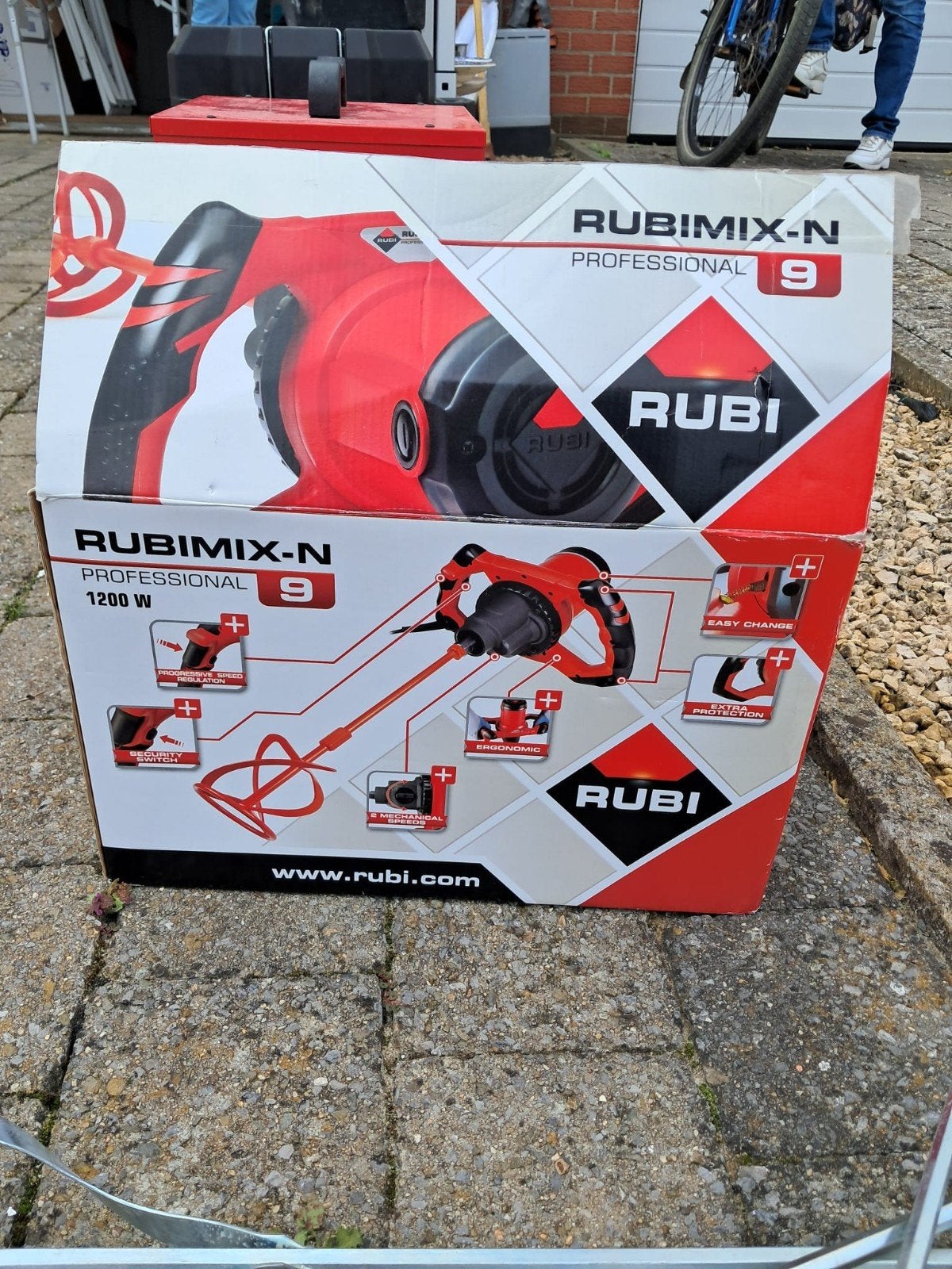 Rubimix-N Professional 9 1200W Mengmachine, Ophalen, Nieuw, 600 watt of meer, Overige typen