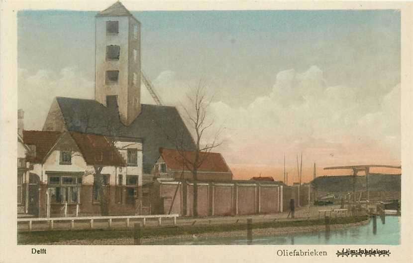 300-257-021 Delft Oliefabrieken, Verzenden, Voor 1920, Zuid-Holland