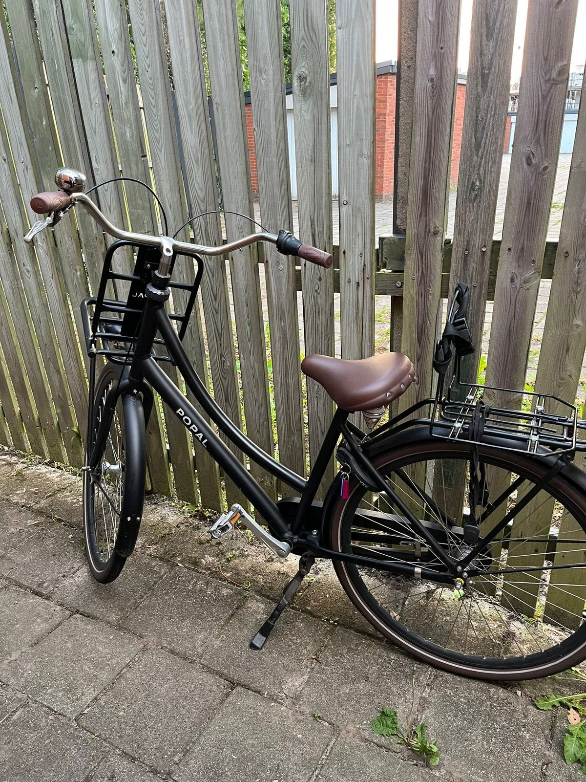 Popal transportfiets - zwart - 24/26 inch, Fietsen en Brommers, Fietsen | Dames | Omafietsen, Minder dan 47 cm, Ophalen, Zo goed als nieuw