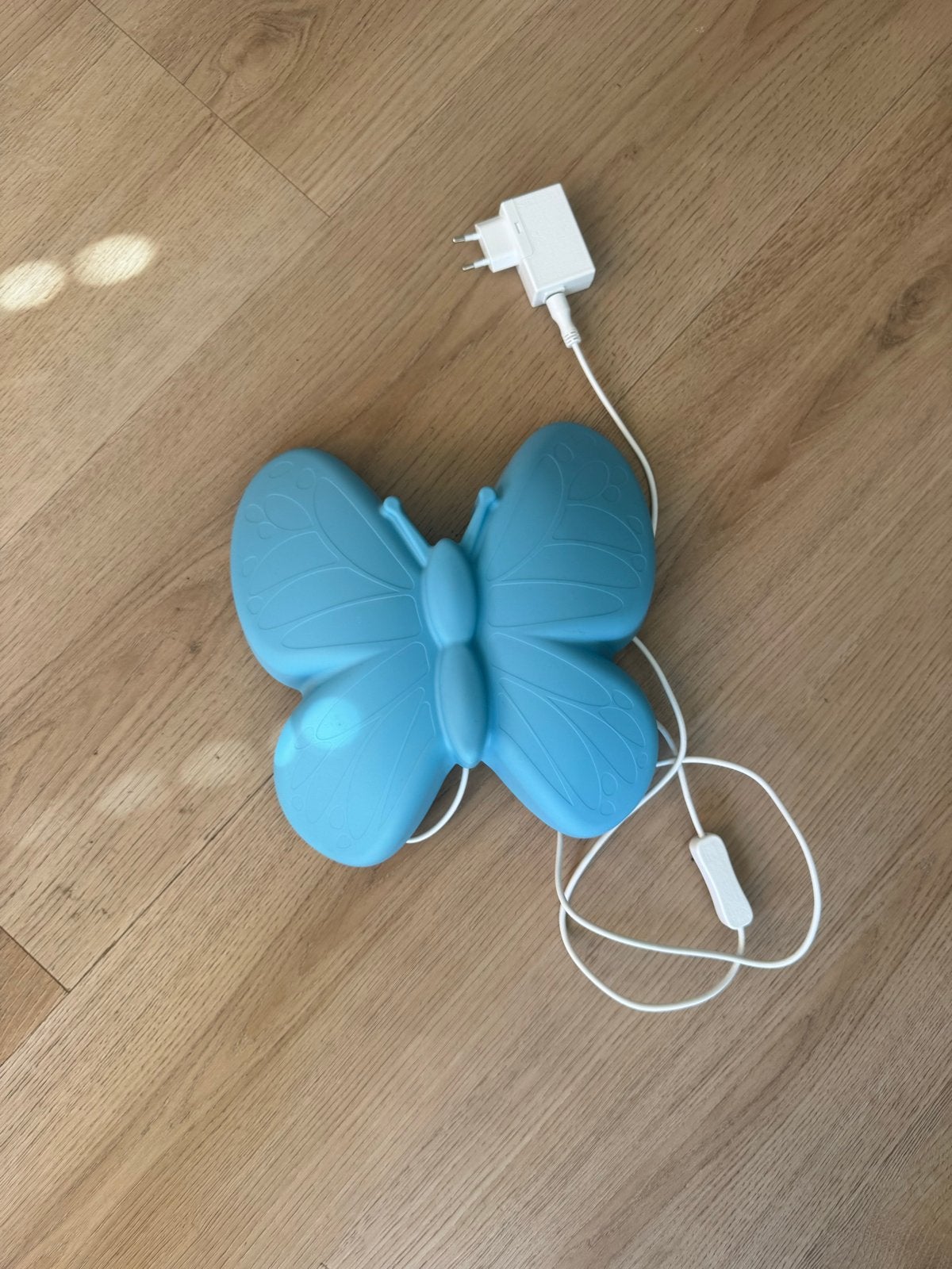 IKEA Upplyst Vlinderlamp - Blauw, Kinderen en Baby's, Ophalen of Verzenden, Zo goed als nieuw, Blauw, IKEA
