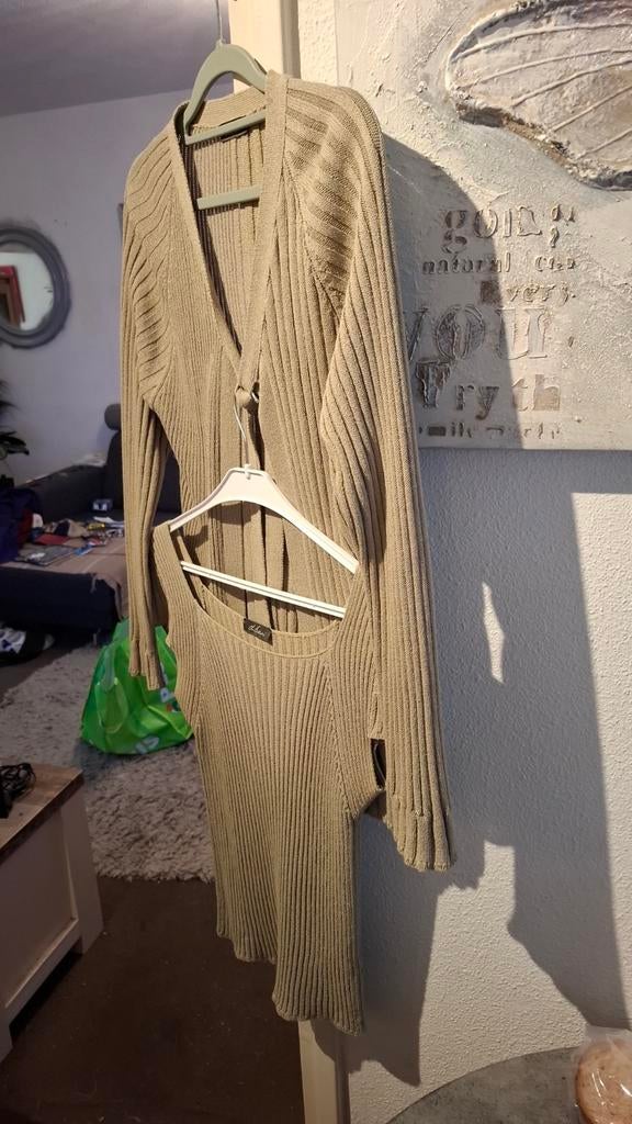 Dames setje Di bam - grijs - maat S/M, Kleding | Dames, Ophalen of Verzenden, Gedragen, Maat 36 (S)