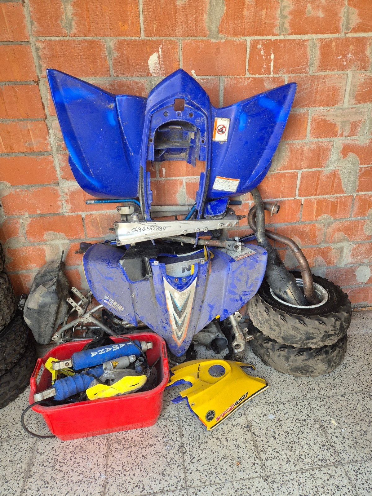 75% volledige yfz450 crossquad, Motoren, Onderdelen | Overige, Ophalen